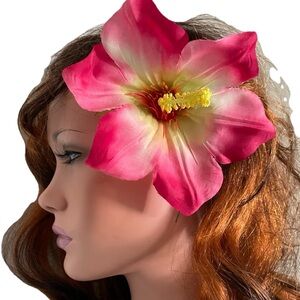 Huge FLORAL Rockabilly HAIR PIN O/S Pinup VLV Style